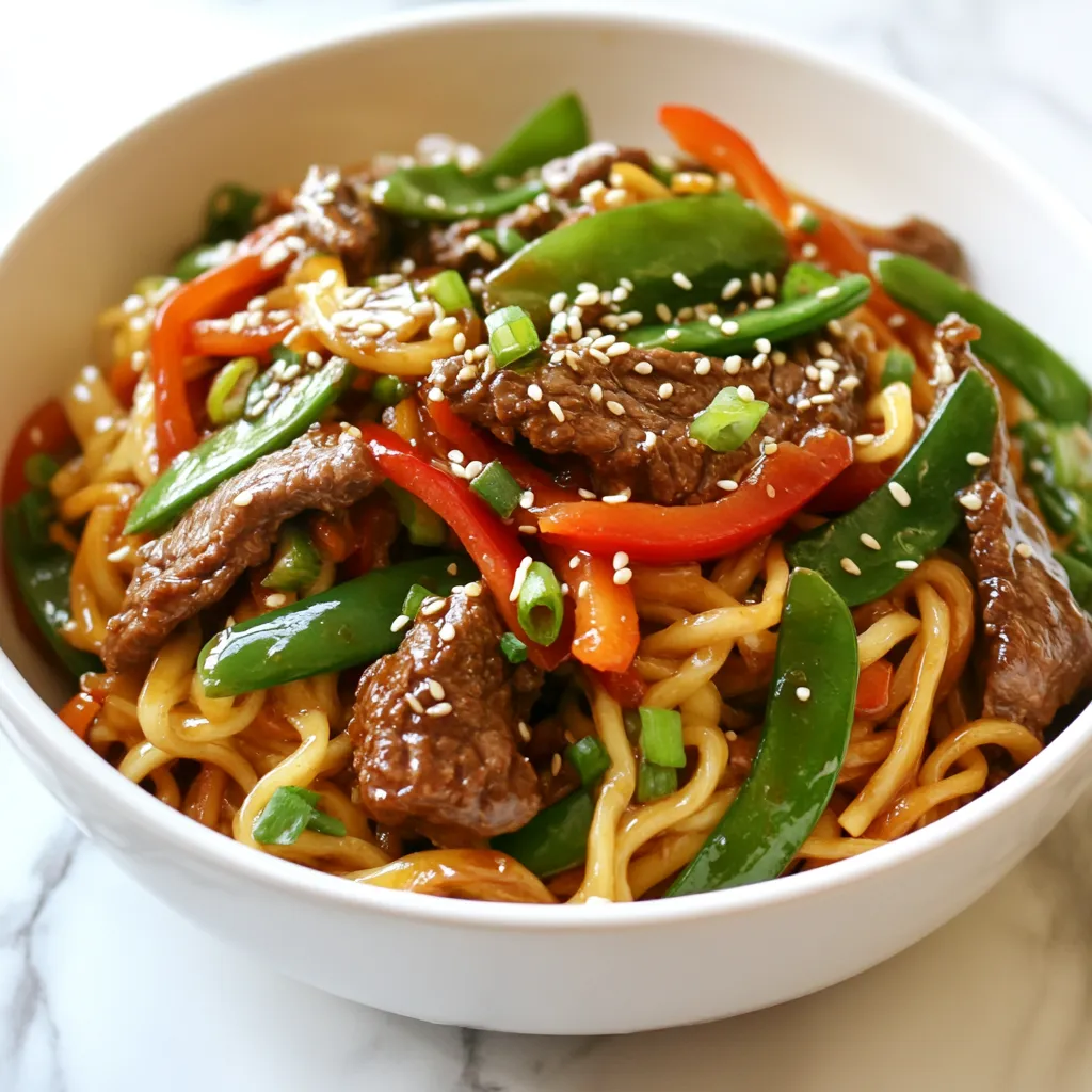 Hoisin Beef Noodles Flavorful and Quick Dinner Recipe