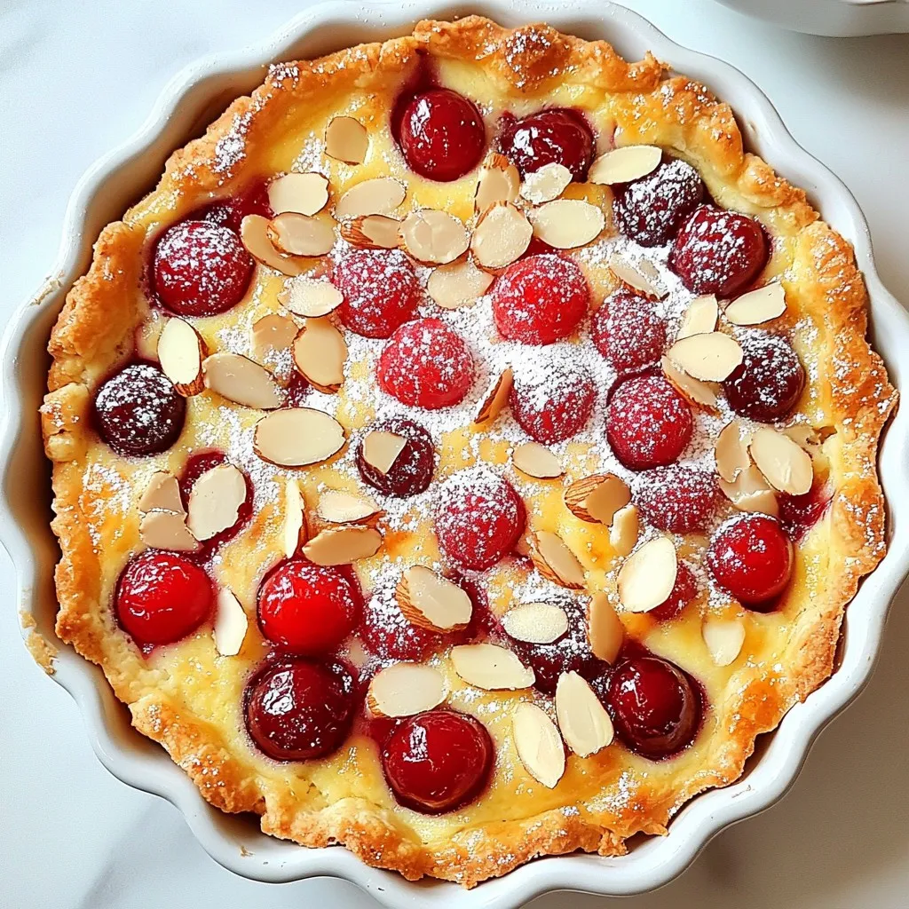 Cherry Almond Clafoutis Delightful and Easy Recipe