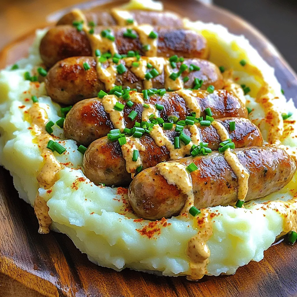 Tasty Bangers and Mash Simple Comfort Food Dish