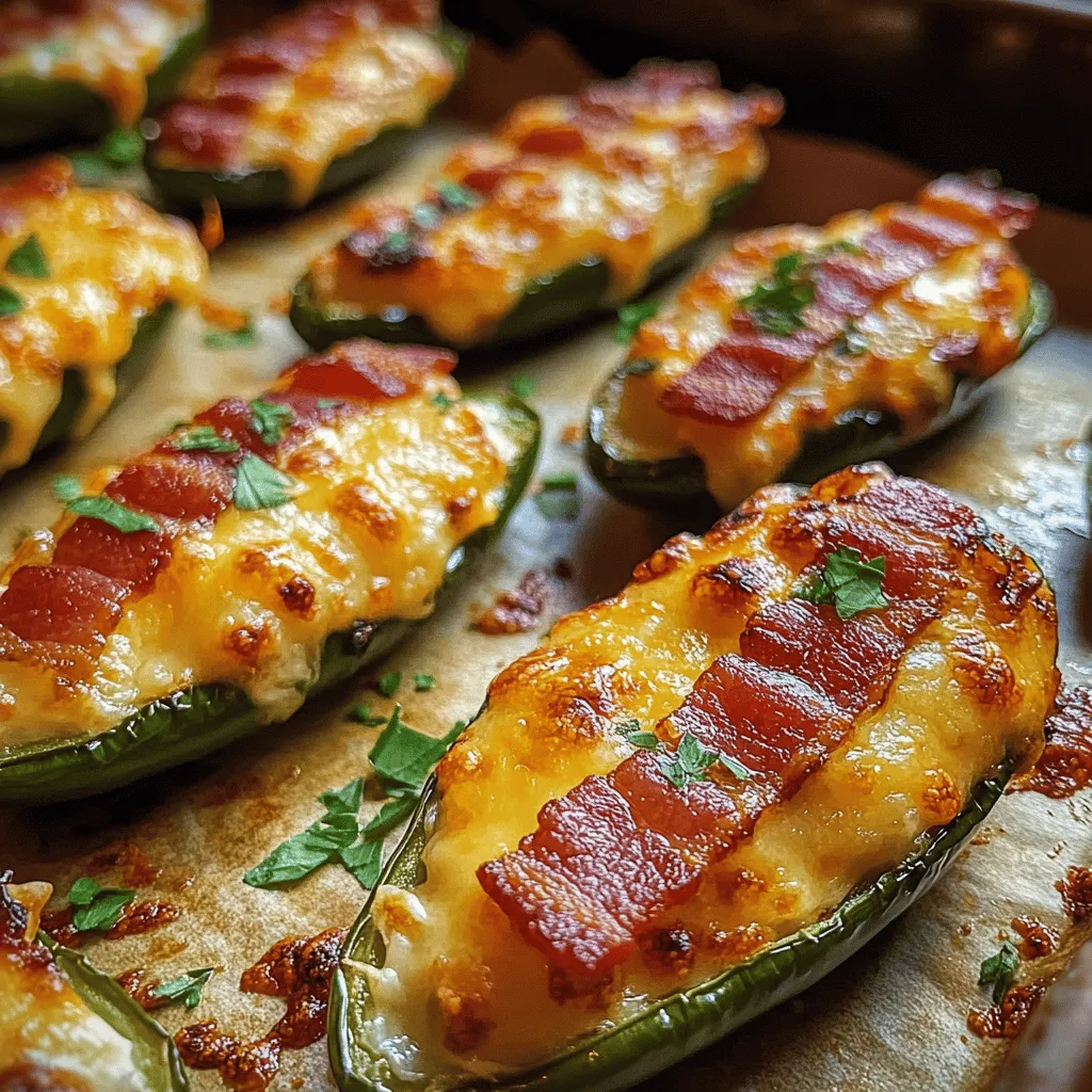 Jalapeño Poppers with a Bacon Twist: A Deliciously Spicy Snack