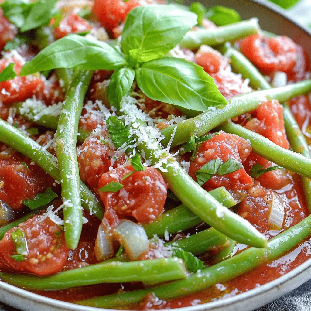 Tasty Green Beans in Tomato Sauce Simple Recipe