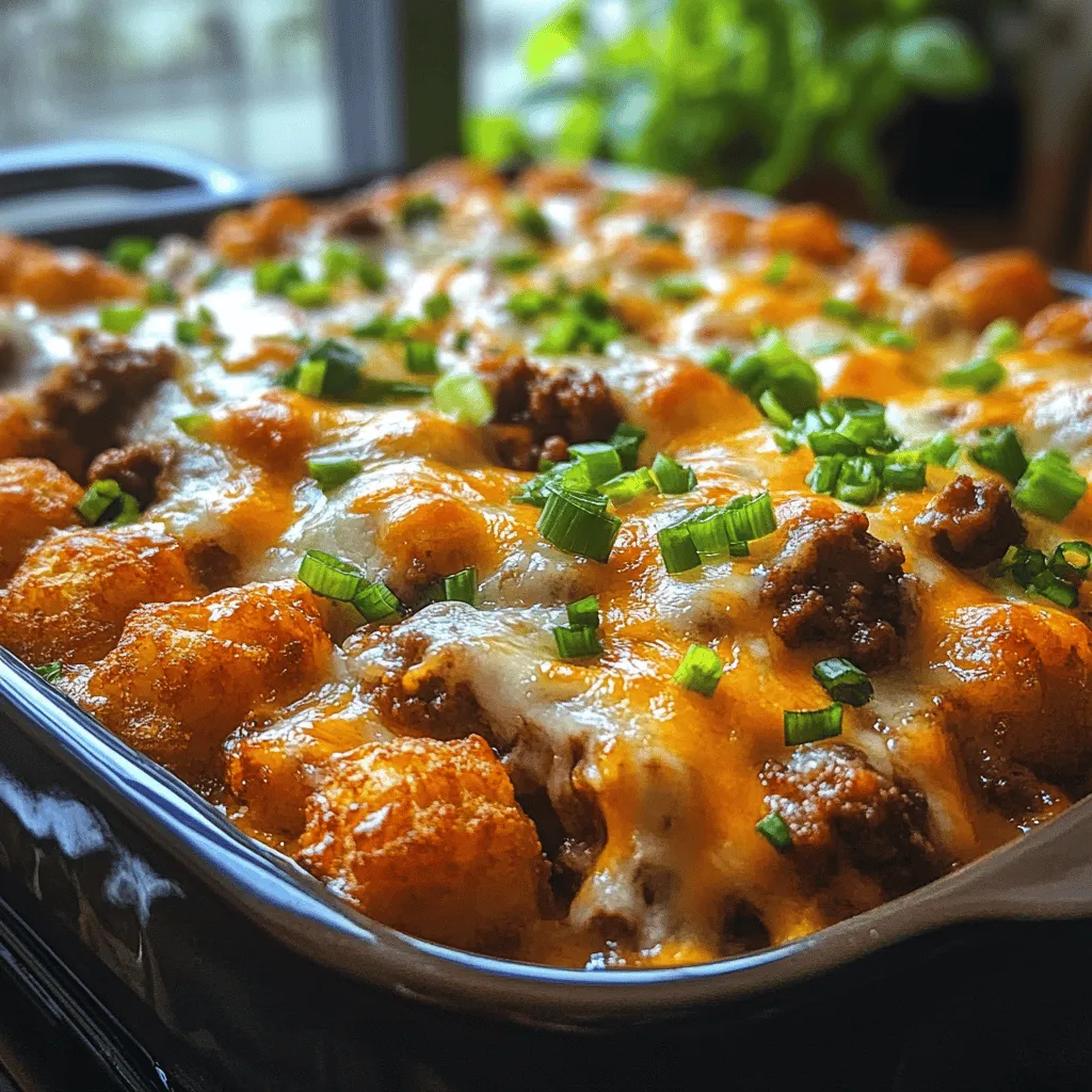 Cheeseburger Tater Tot Casserole: A Comfort Food Classic