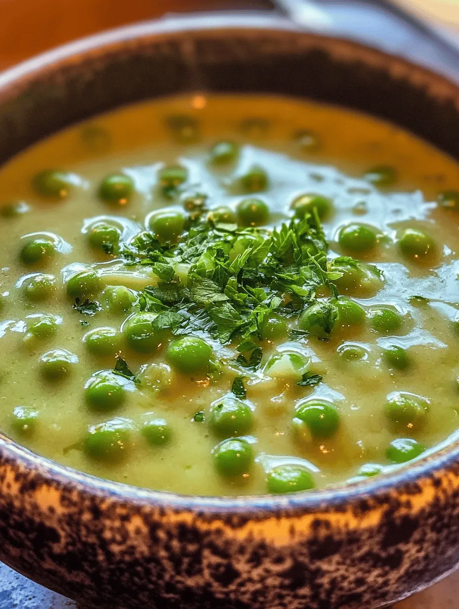 Sweet Peas in Warm Milk: A Comforting Dish