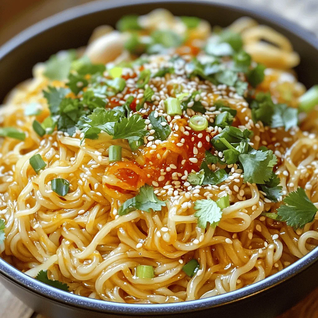 Min Garlic Chili Oil Noodles Flavorful and Easy Recipe
