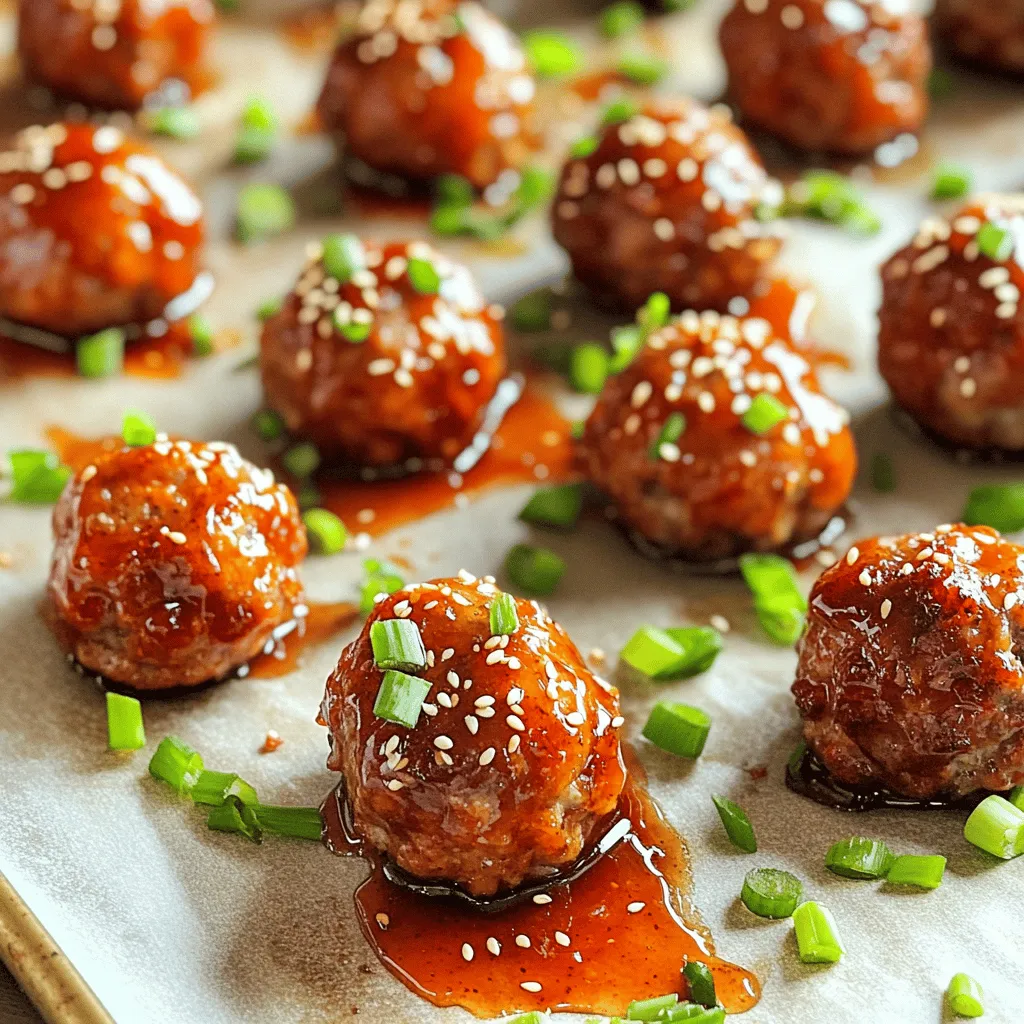Honey Sriracha Meatballs Simple and Flavorful Recipe