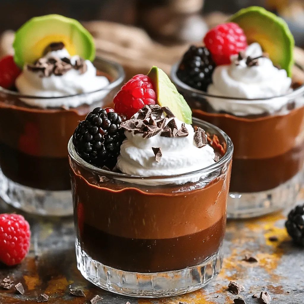 Chocolate Avocado Mousse Decadent and Dairy-Free Treat