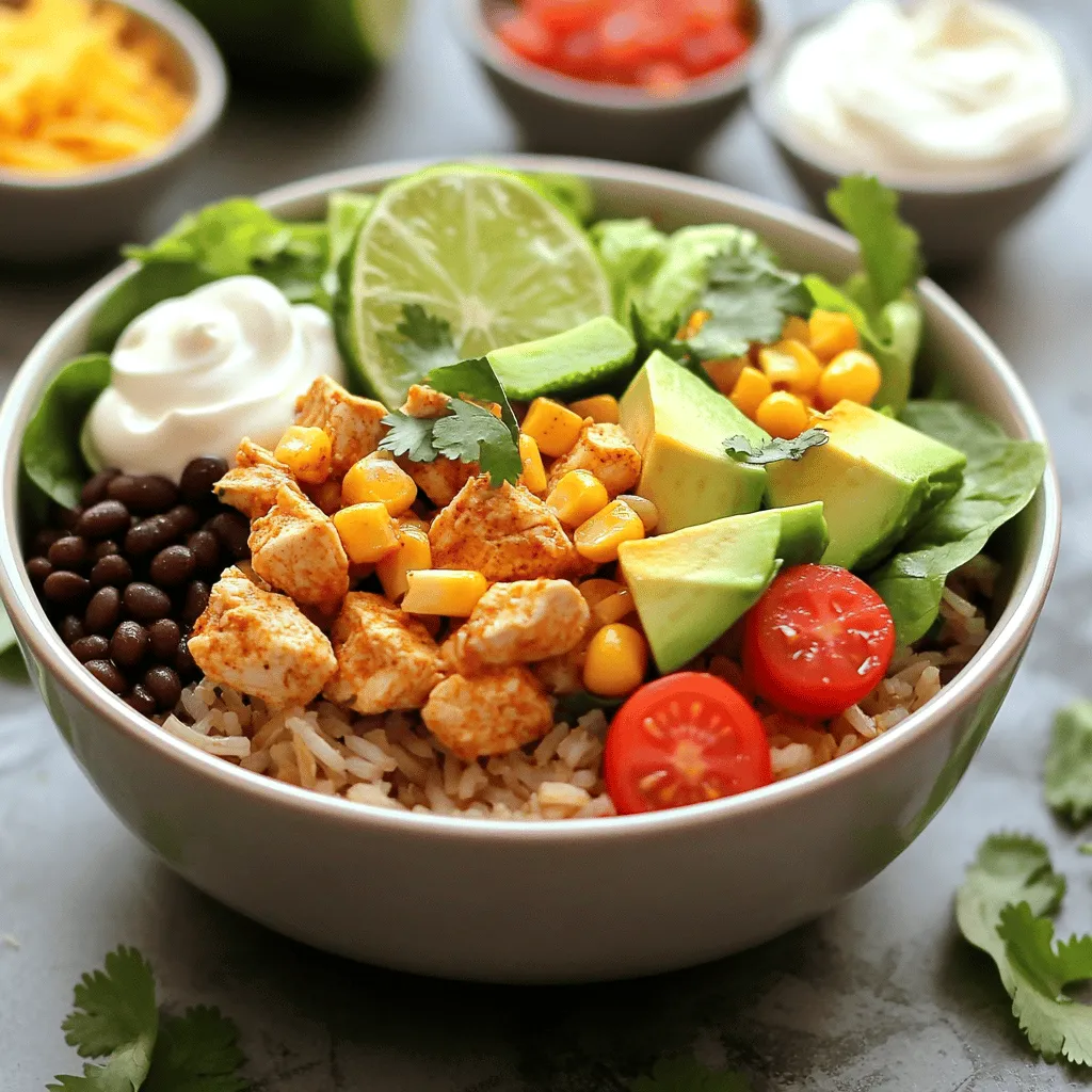 Flavorful Burrito Bowls with Chicken Easy to Enjoy