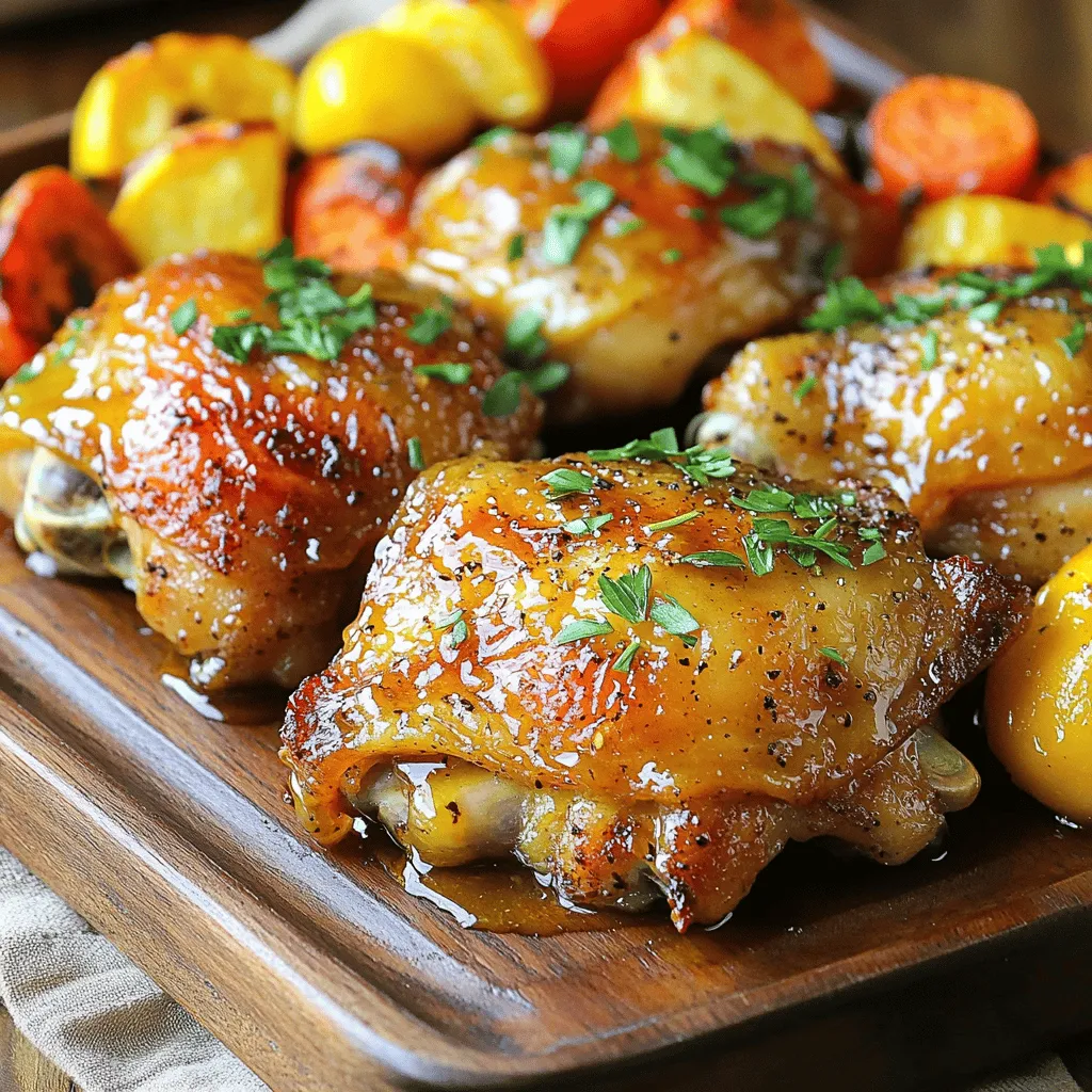 Savory Honey Mustard Chicken Thighs Simple Recipe