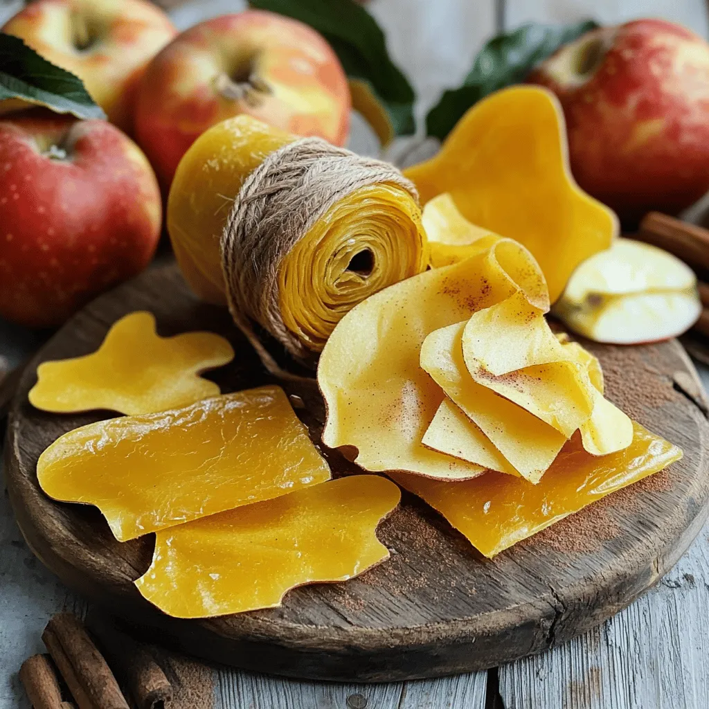 Cinnamon Apple Fruit Leather Delightful Healthy Snack
