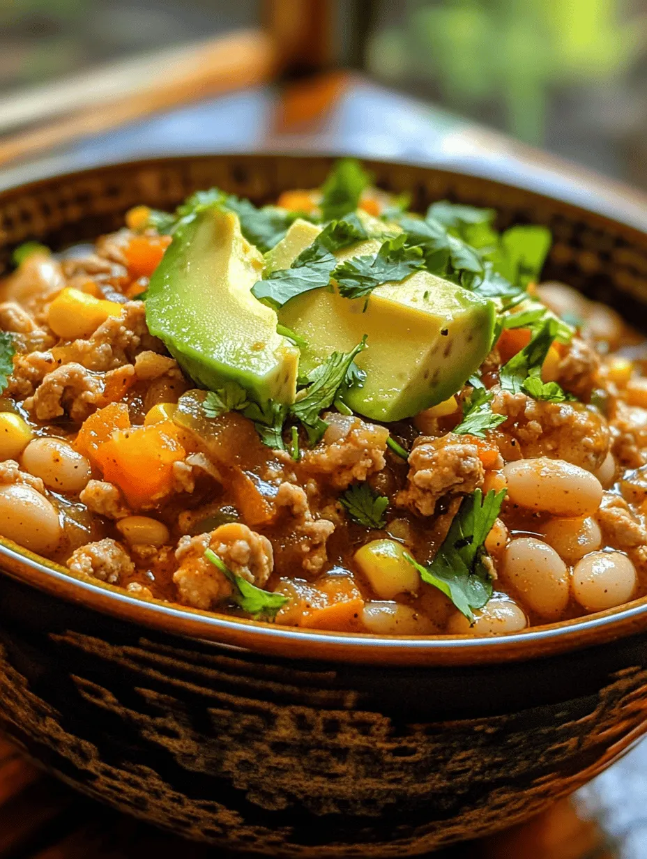 Wholesome White Turkey Chili Delight: A Healthy Comfort Food
