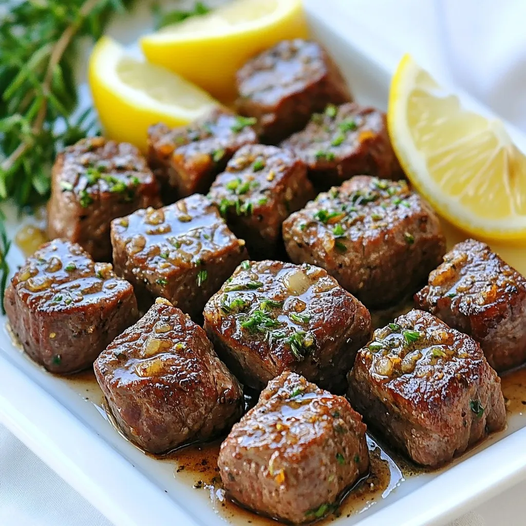 Garlic Butter Steak Bites Savory and Tender Delight