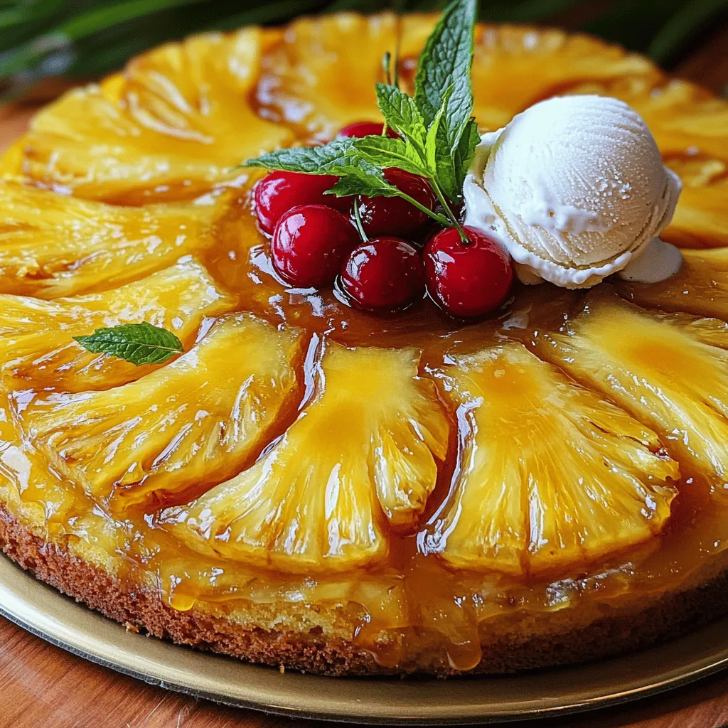 To make a delicious Pineapple Upside Down Cake, you will need the following ingredients: