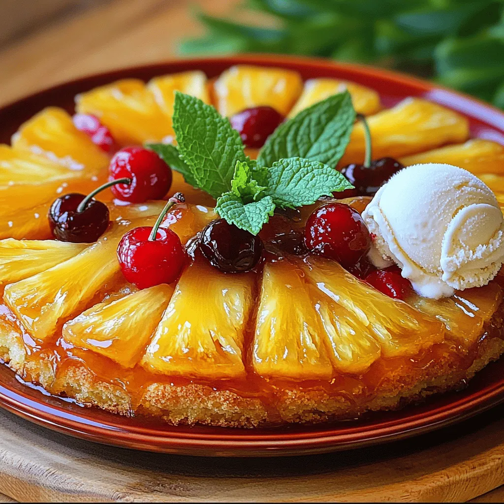 Pineapple Upside Down Cake Delightful and Easy Recipe