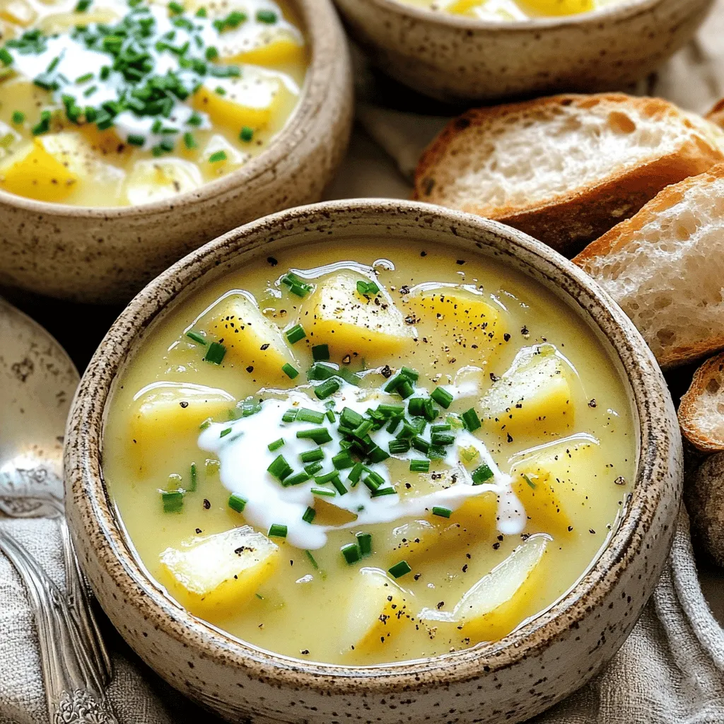 Slow Cooker Potato Leek Soup Rich and Creamy Delight