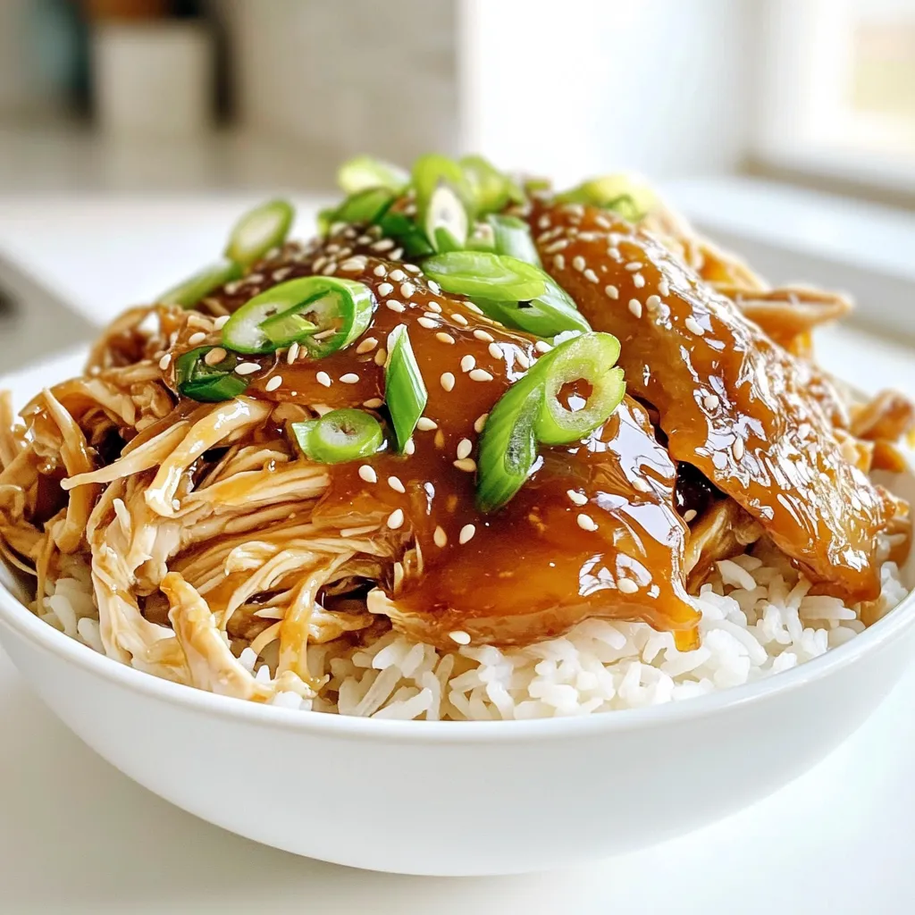 Slow Cooker Honey Garlic Chicken Flavorful Dinner Delight