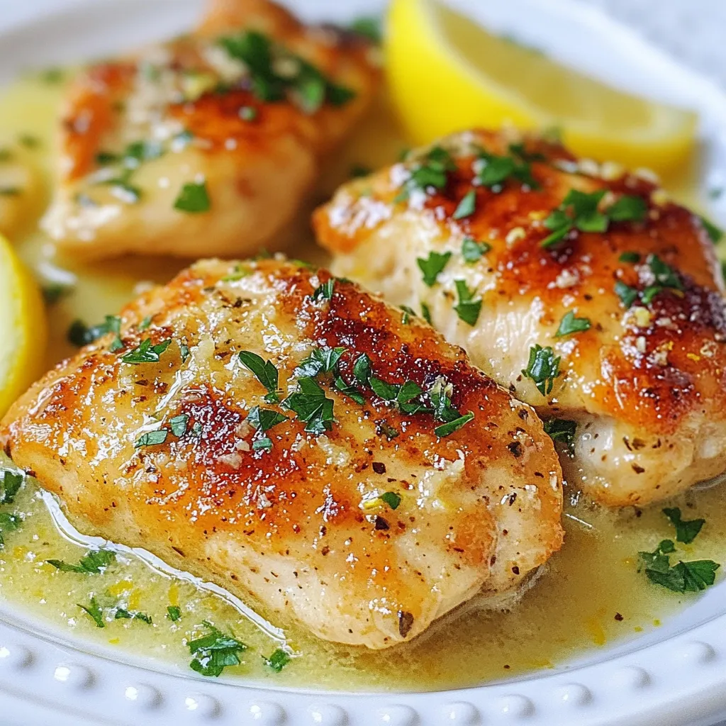 Creamy Lemon Parmesan Chicken Delightful and Simple Dish