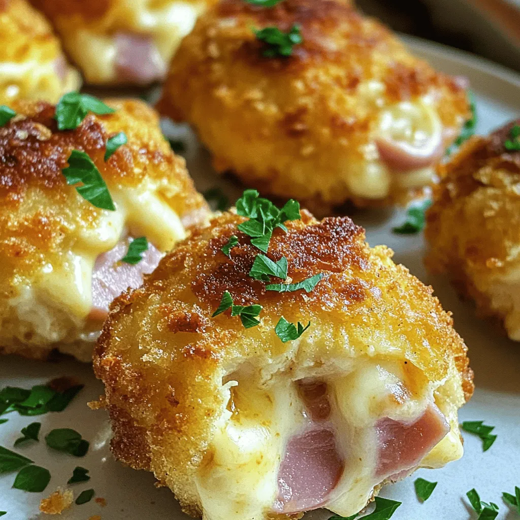 To make Chicken Cordon Bleu Bites, you need a few key ingredients. Each one plays a big role in the taste and texture.
