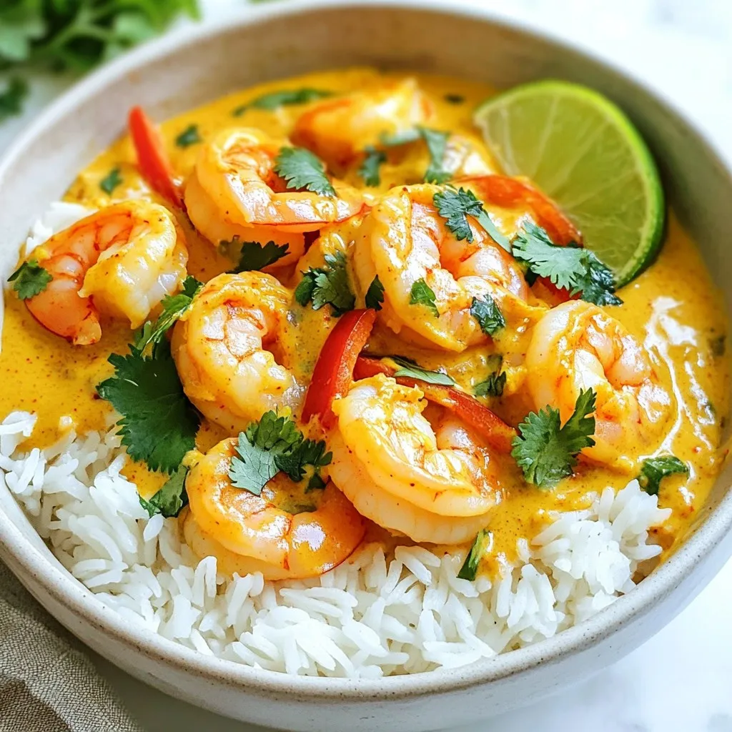 Creamy Thai Shrimp Curry Tasty and Satisfying Dish