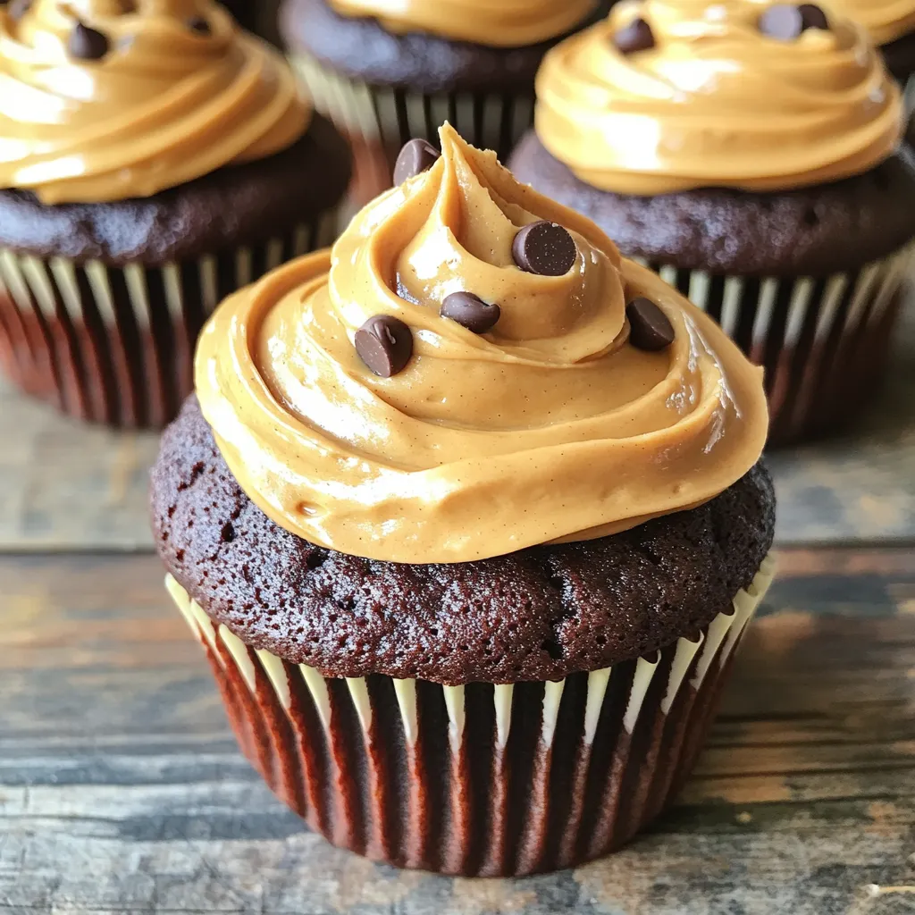 Chocolate Peanut Butter Cupcakes Irresistible Delight