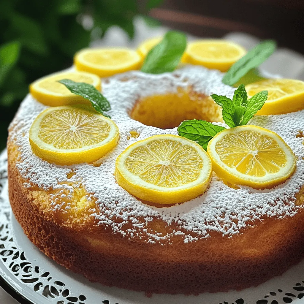 To make an easy lemon cake, you need simple ingredients. Start with the cake base. The essential lemon cake ingredients include: