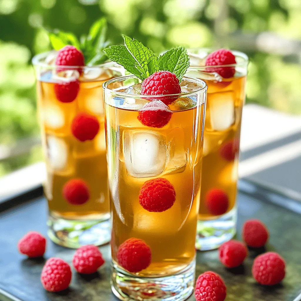 Delicious Earl Grey Raspberry Iced Tea for Summer Joy