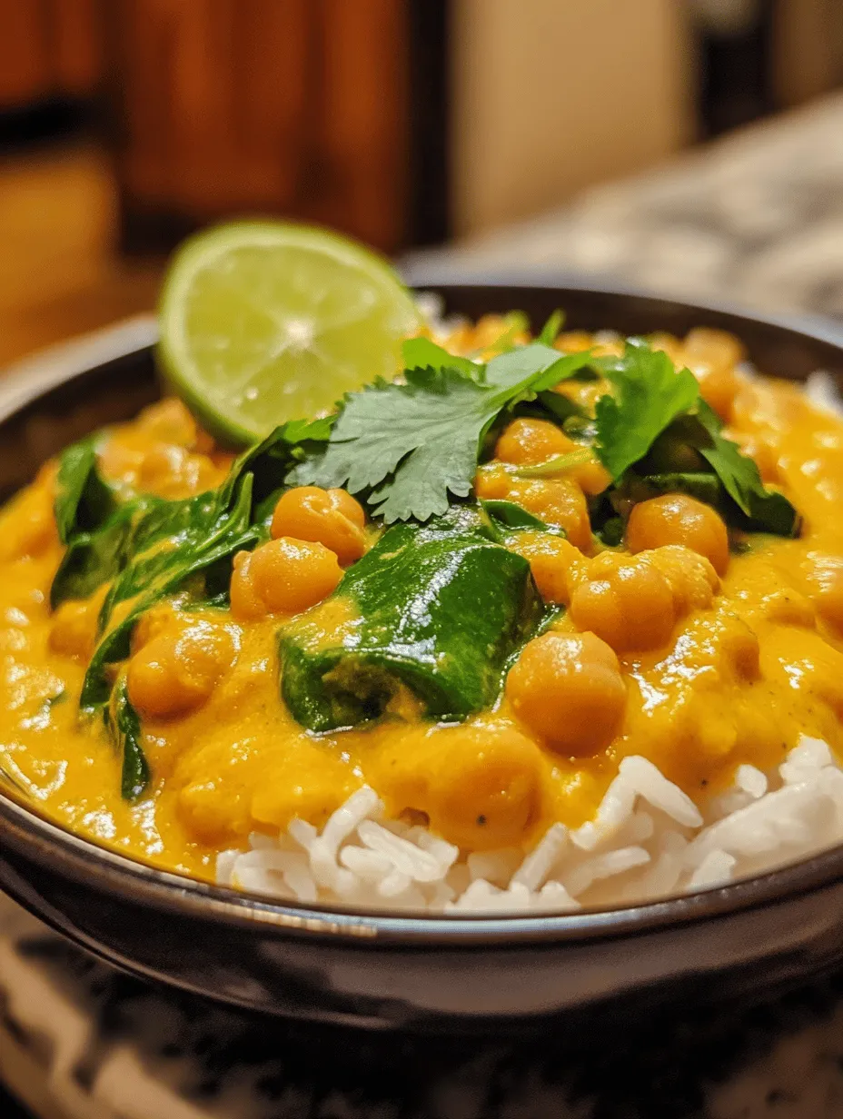 Creamy Coconut Chickpea Curry: A Flavorful Journey into Plant-Based Cooking