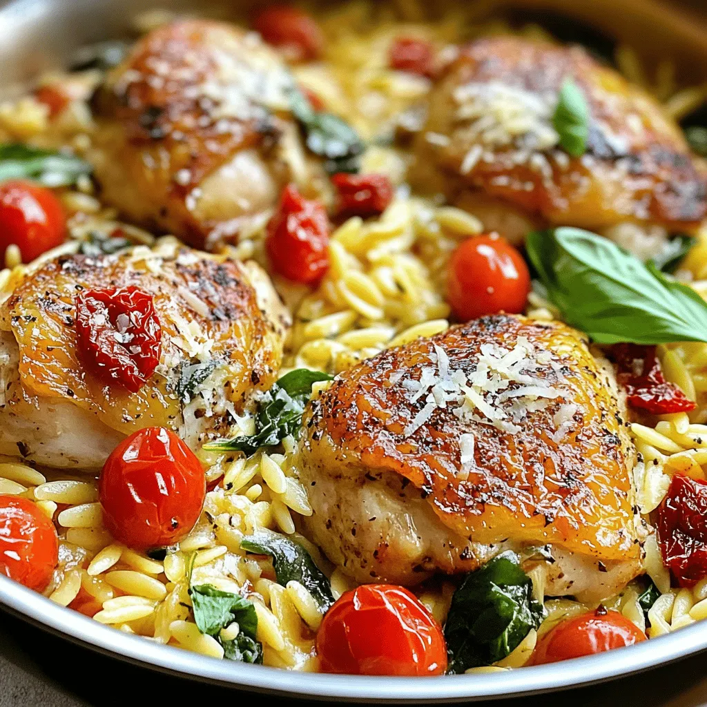 Marry Me Chicken Orzo in Just One Pan