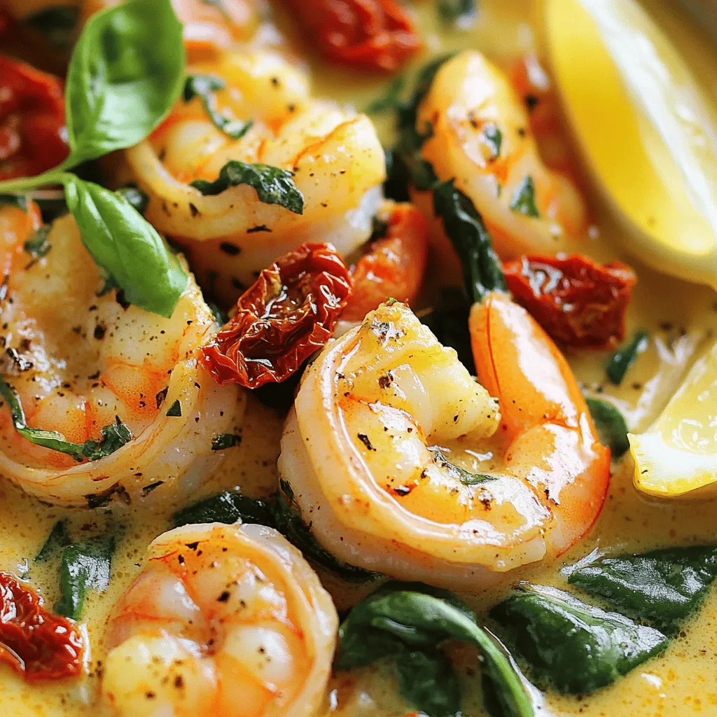 Indulge in Creamy Tuscan Prawns: A Flavorful Seafood Delight
