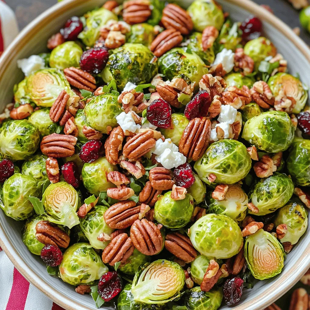 Maple Dijon Brussels Sprouts Salad Fresh and Flavorful