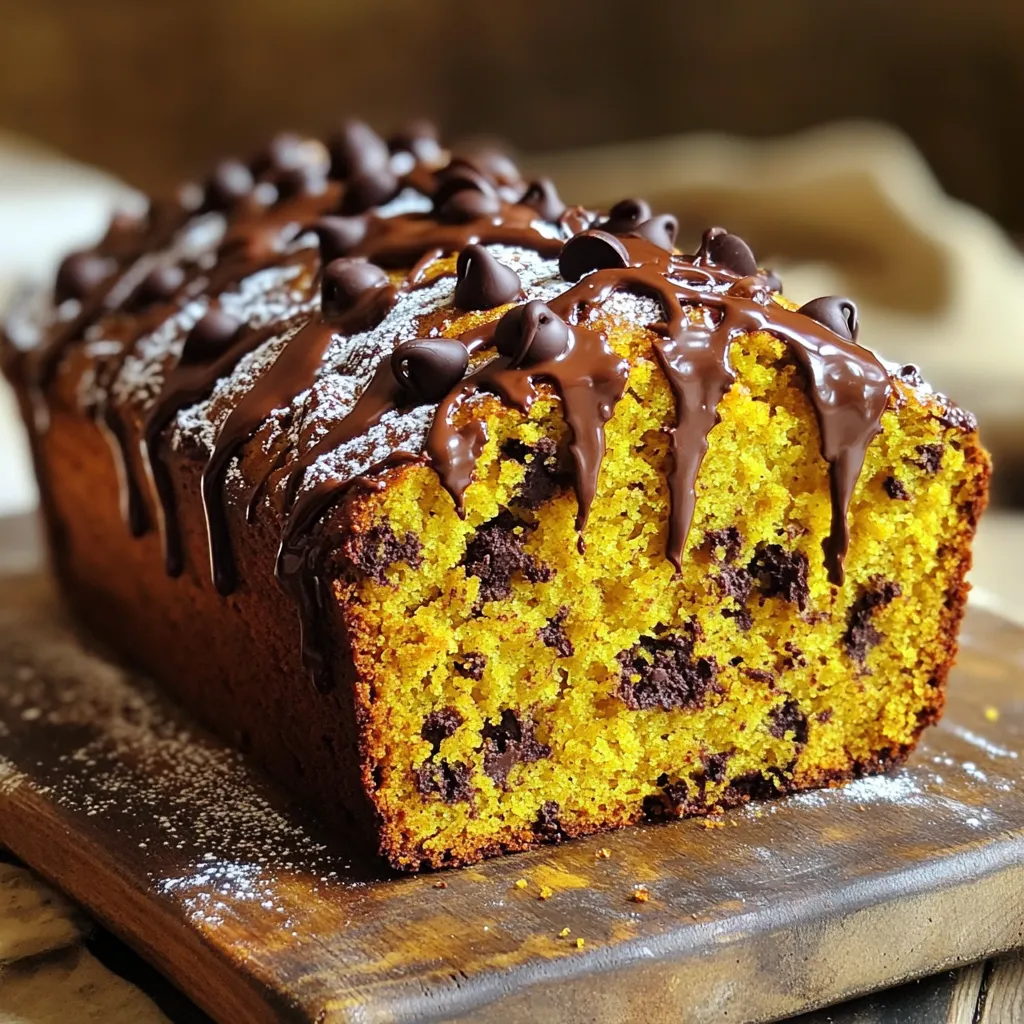 Pumpkin Chocolate Chip Loaf Cake Irresistible Recipe