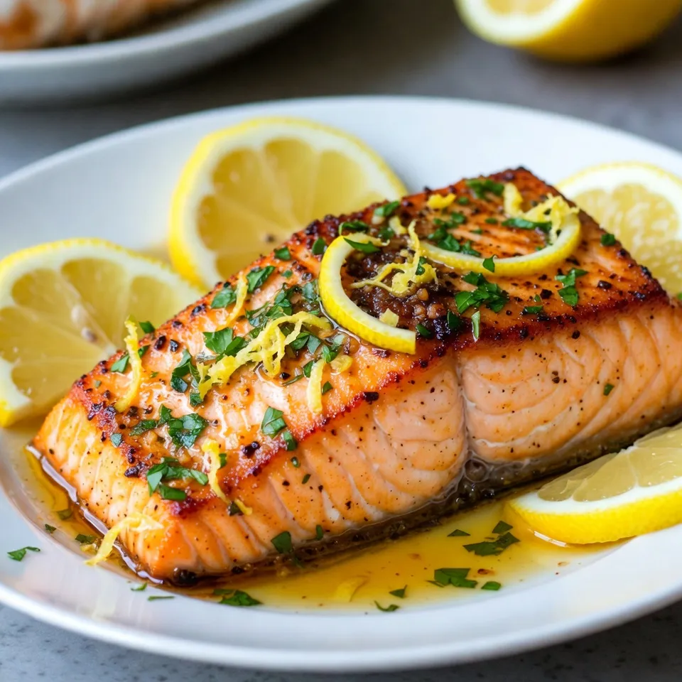 Lemon Garlic Butter Salmon Recipe Fresh and Tasty
