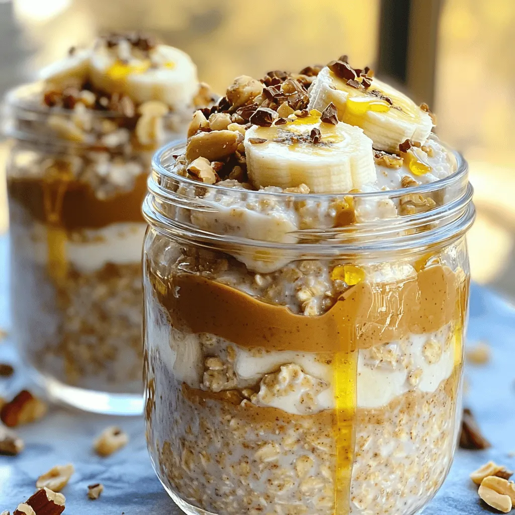 Peanut Butter Banana Overnight Oats Simple Recipe
