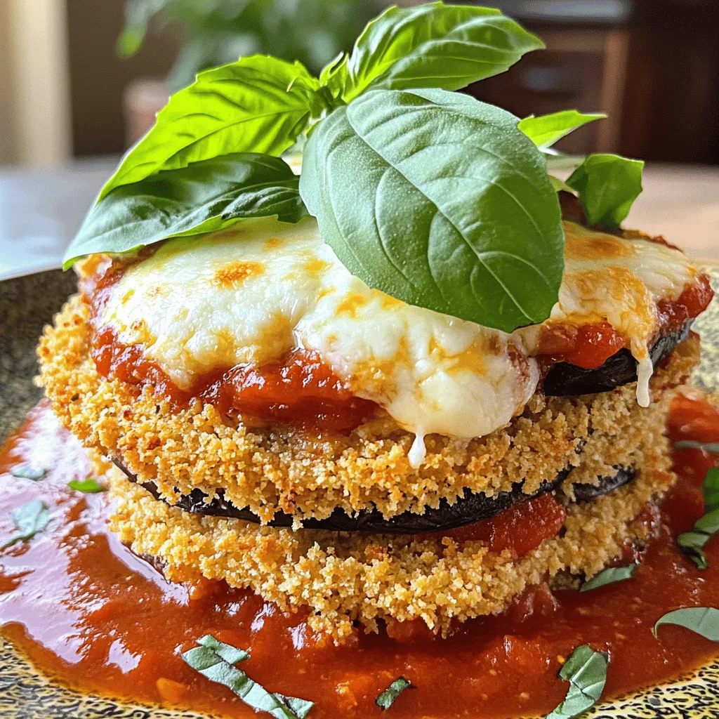 Crispy Baked Eggplant Parmesan Flavorful and Easy Meal