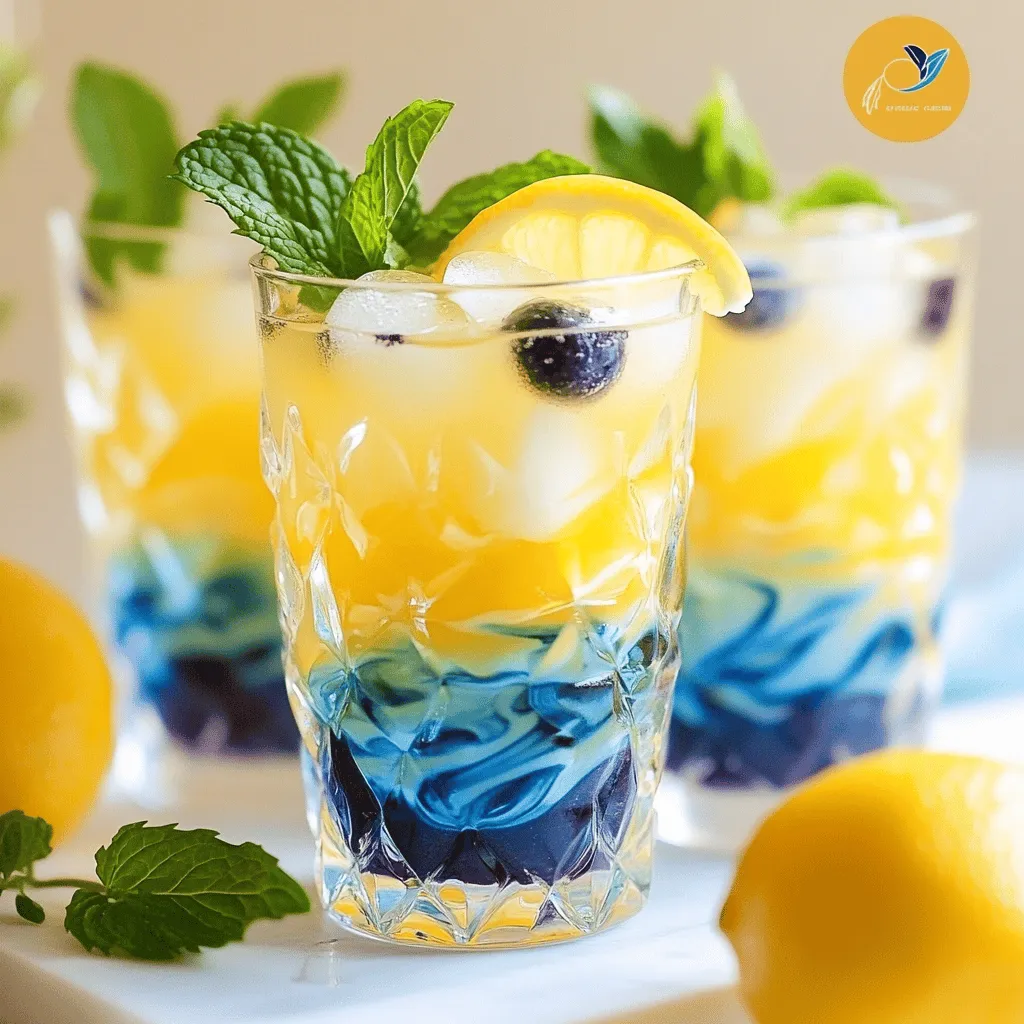 Color Changing Lemonade Refreshing Summer Drink Recipe