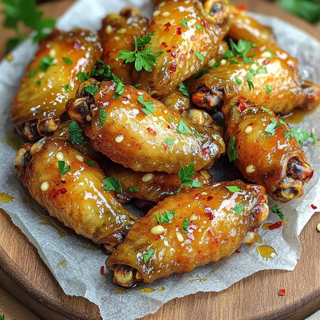 Air Fryer Honey Garlic Wings Flavorful and Easy Recipe
