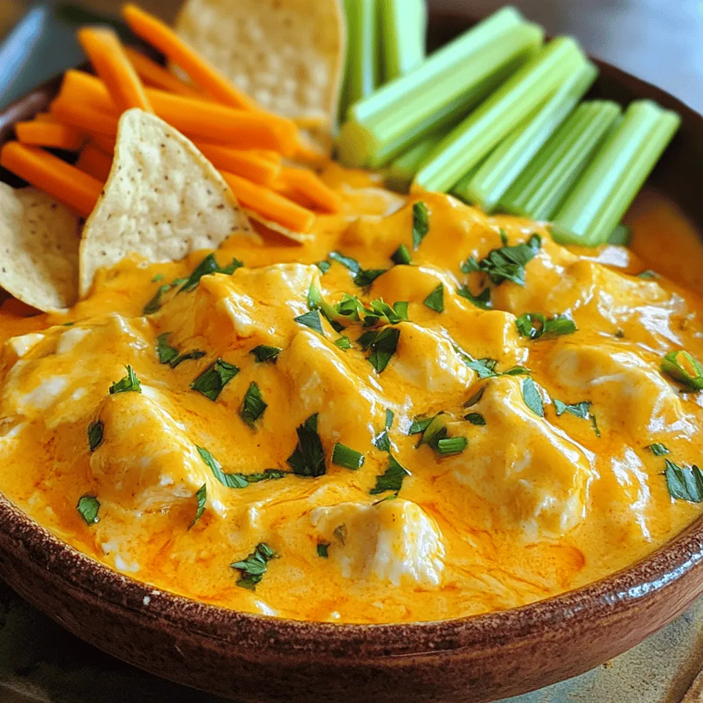 Spicy Creamy Crockpot Buffalo Chicken Dip: A Perfect Party Favorite