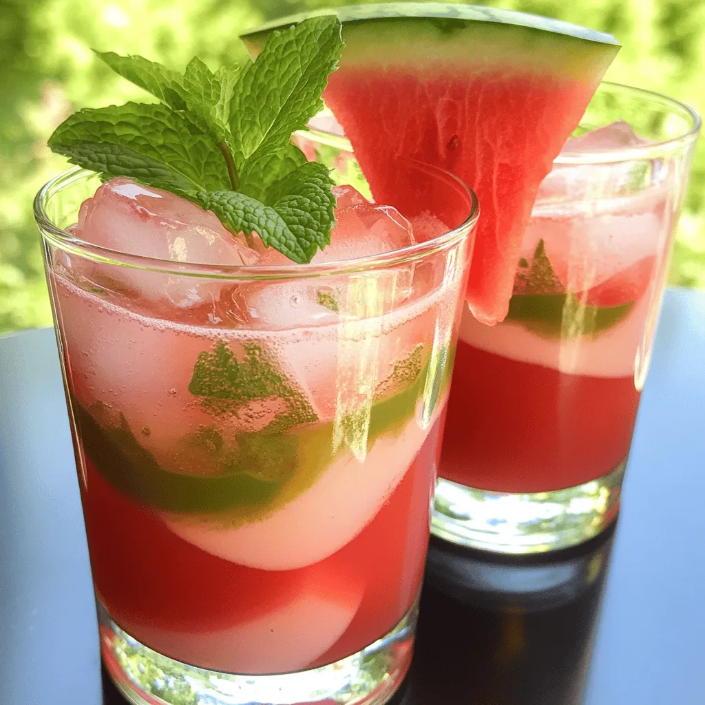 Watermelon Matcha Refresher: A Vibrant and Refreshing Beverage