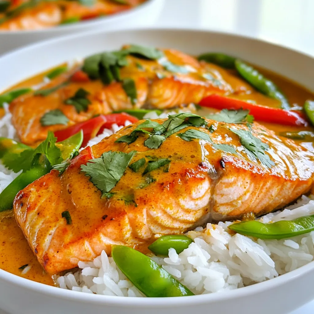 Savory Salmon Coconut Curry Easy and Flavorful Meal