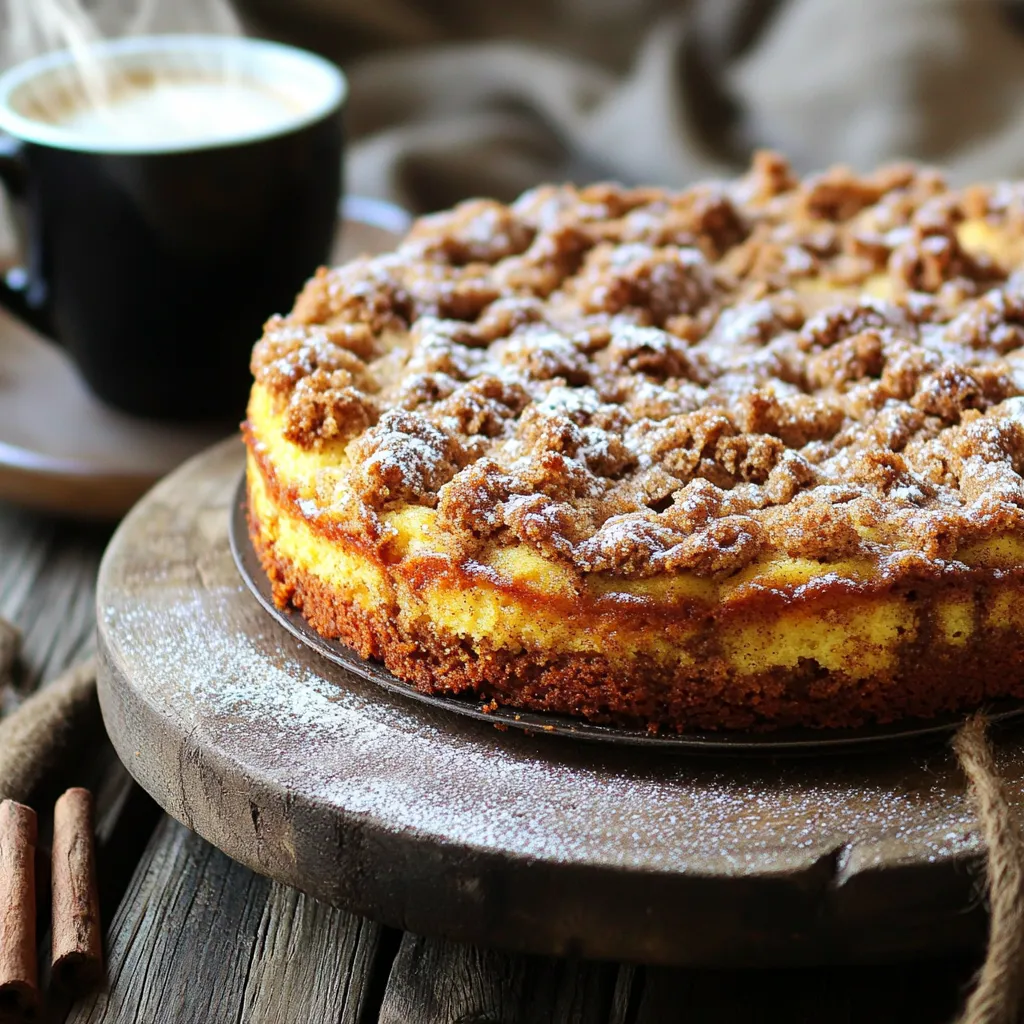 Cinnamon Streusel Coffee Cake Simple and Delicious Treat
