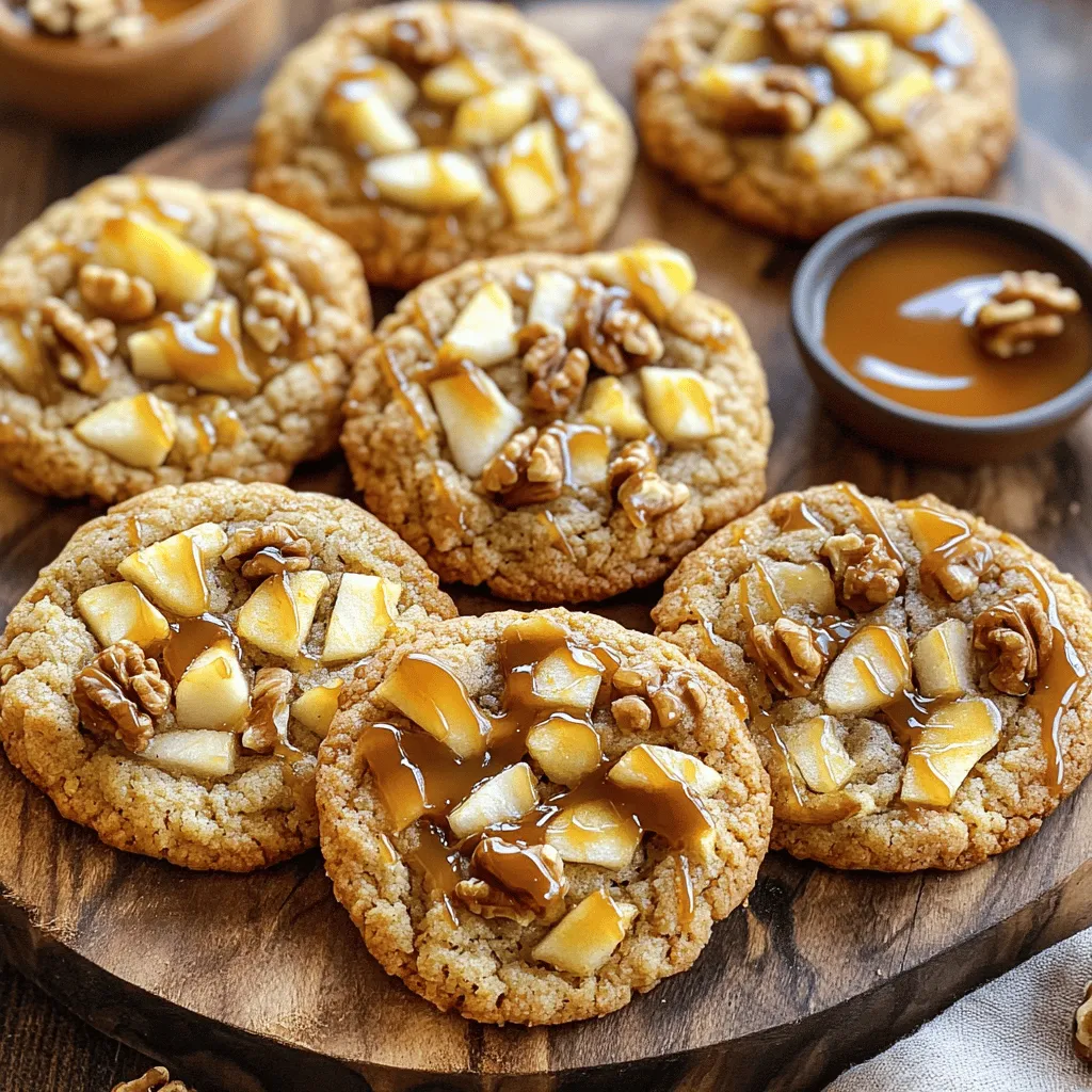 Caramel Apple Walnut Cookies Irresistible Treats Today