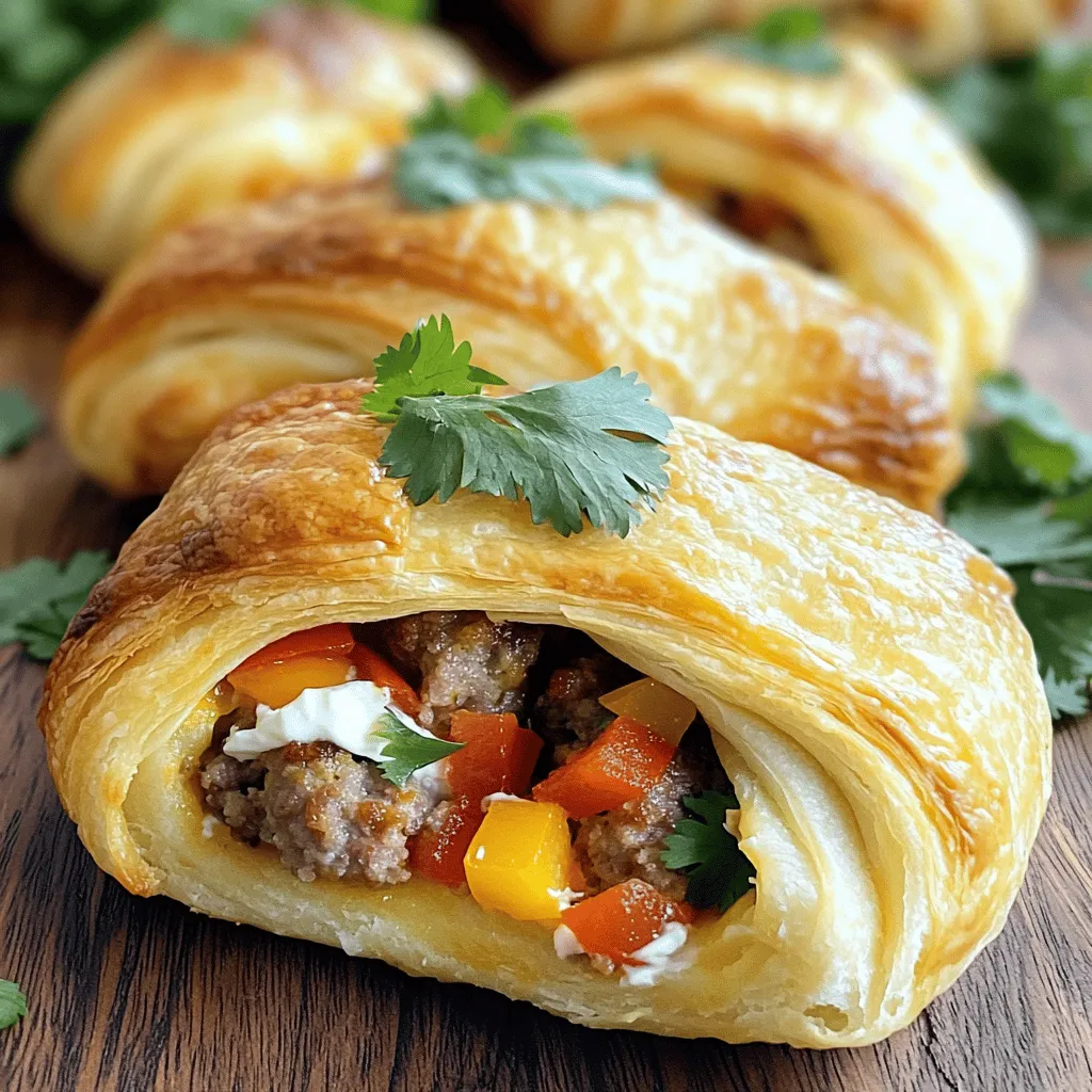 Rotel Sausage &#038; Cream Cheese Crescents Recipe