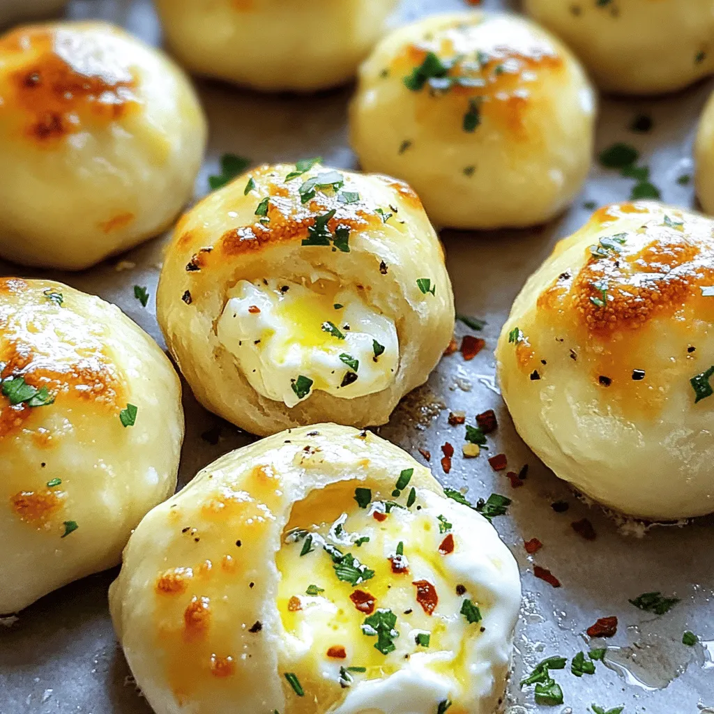 Cheesy Garlic Bombs Irresistible Savory Snack Recipe