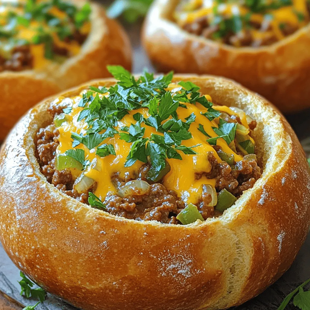 Bread Bowl Sloppy Joes: The Ultimate Comfort Food with a Fun Twist