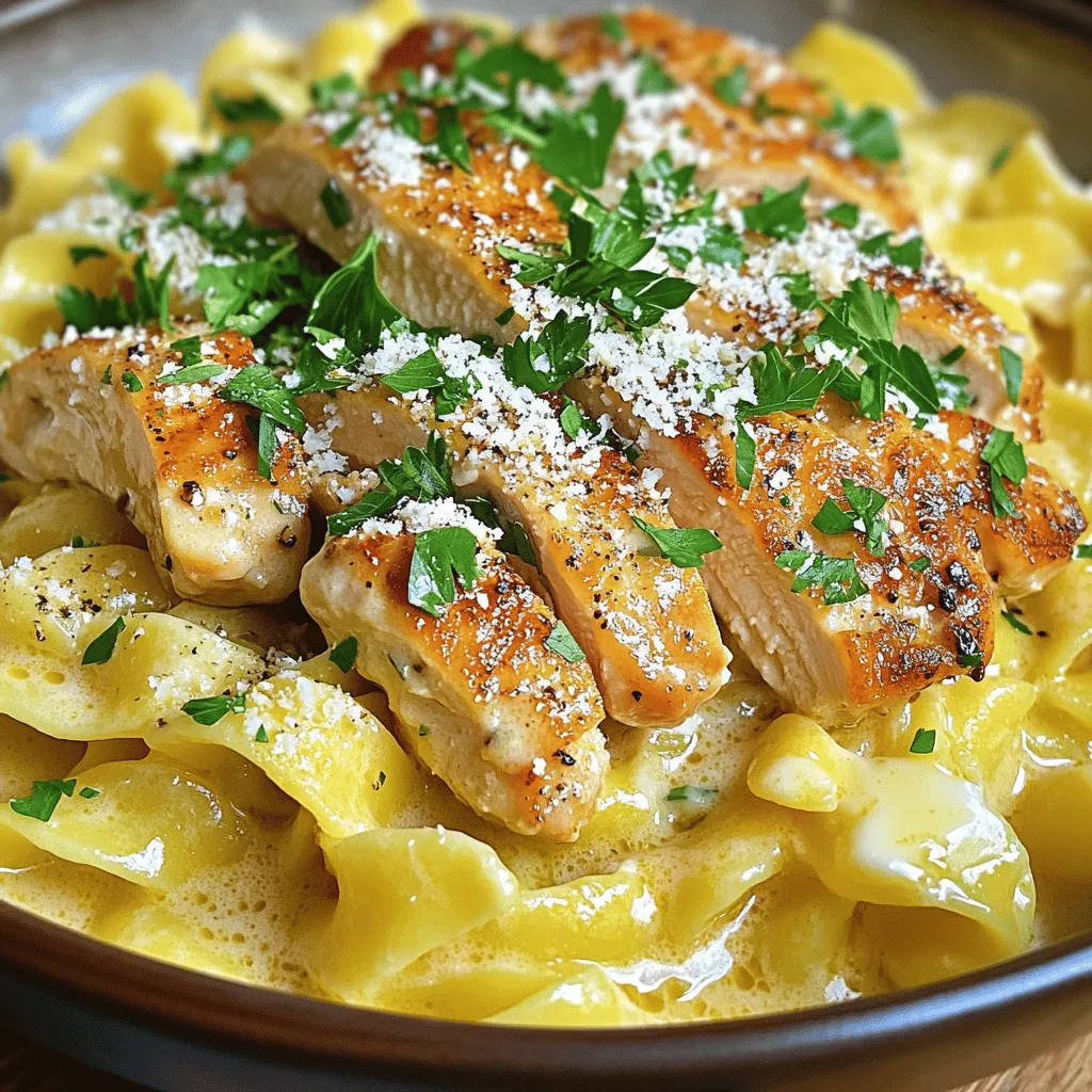 Savory Chicken with Buttered Noodles Recipe