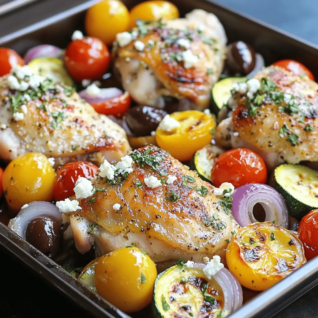 Greek-Inspired Sheet Pan Chicken: A Flavorful and Convenient Meal