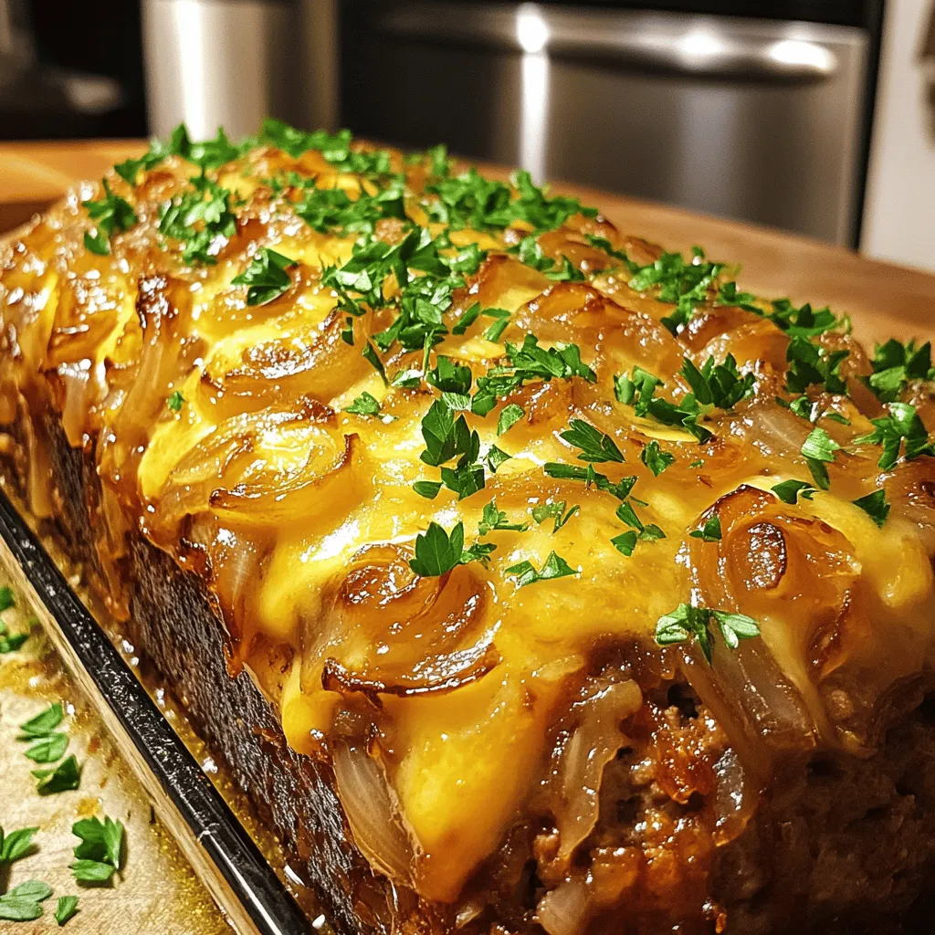French Onion Meatloaf Tasty and Easy Family Meal