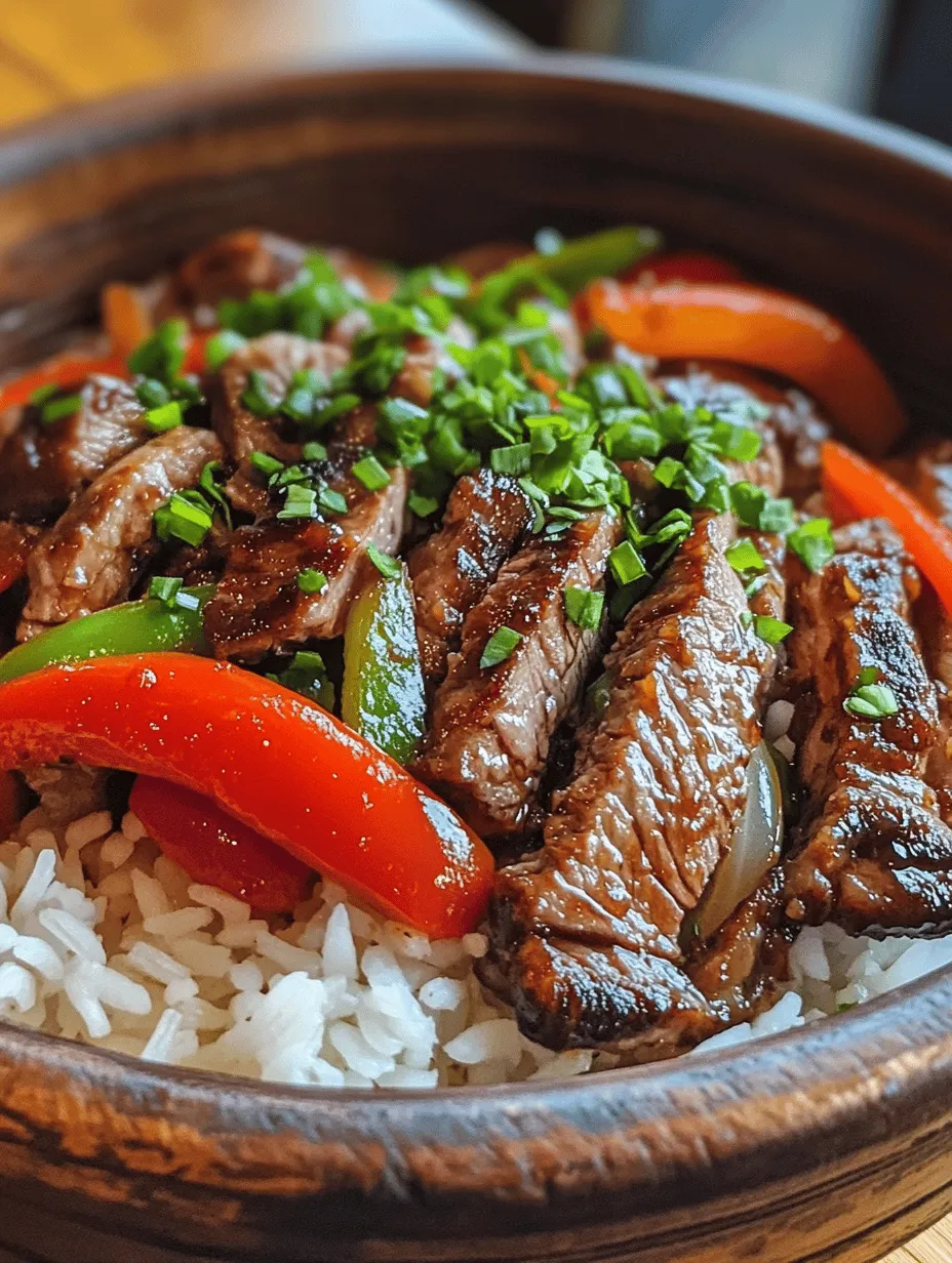 Sizzling Chinese Pepper Steak with Onions: A Flavorful Journey into Chinese Cuisine