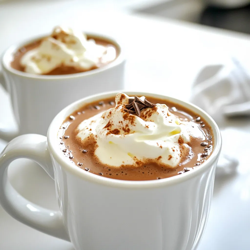 Pumpkin Hot Chocolate Rich and Creamy Fall Delight
