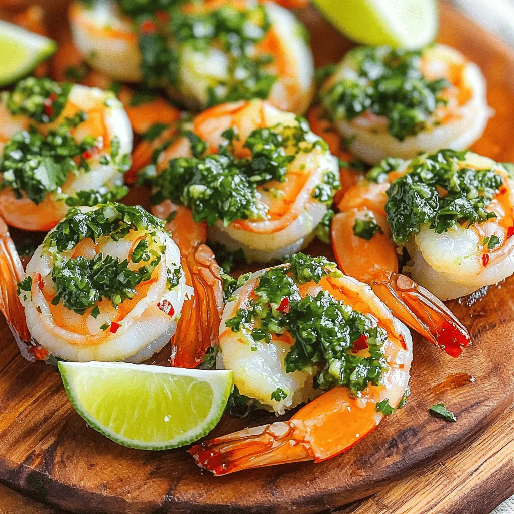 Pan Seared Chimichurri Shrimp Flavorful and Easy Dish