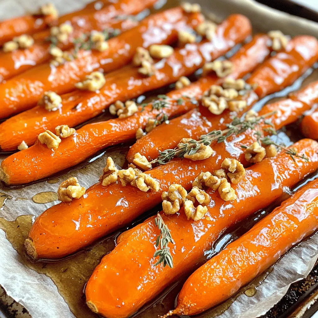 Maple Glazed Roasted Carrots Tasty and Simple Dish